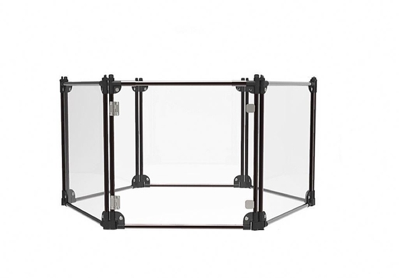Detachable Heavy Duty Acrylic Safety Playpen for Large Cats and Dogs Transparent Fence