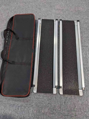 Barrier-Free Ramp for Wheelchair Users in Shopping Malls Telescopic and Aluminum Alloy
