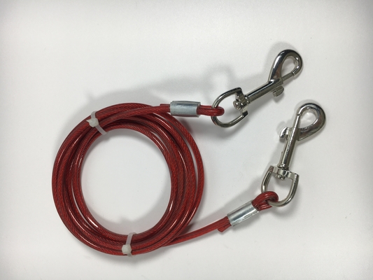 Pet Traction Rope Fixing Pile with Brush and 5mmx3m Wire Rope Shanghai/Nanjing Port
