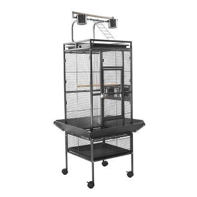 Large Size Wear-Resistant Metal Steel Parrot Cage Super Luxury Pet-Friendly Breed House