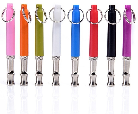 Simple Recall Bark Training with Pink Ultrasonic Dog Whistle and Adjustable Lanyard
