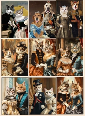 Customized Aluminum Alloy Frame for Pet Portrait Decorative Painting OEM ODM Accepted