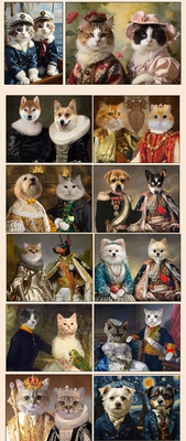 Customized Aluminum Alloy Frame for Pet Portrait Decorative Painting OEM ODM Accepted