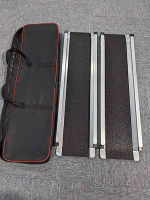 73cm Opened Width T3-T8 Aluminum Ramp for Home Steps Doorways Stairs Non-Slip Surface