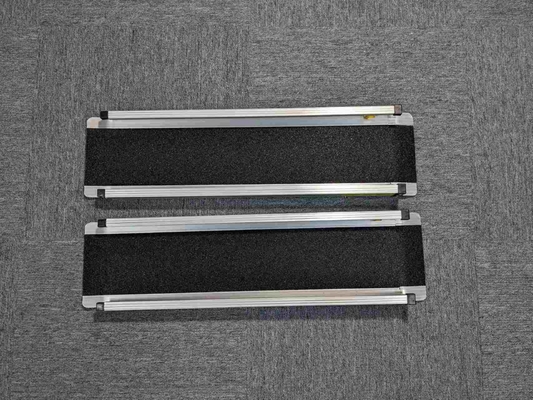 73cm Opened Width T3-T8 Aluminum Ramp for Home Steps Doorways Stairs Non-Slip Surface