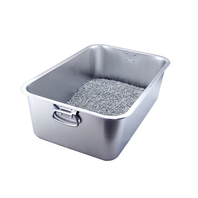 Say Goodbye to Plastic and Hello to Our Sustainable Stainless Steel Cat Toliet Basin