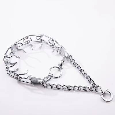 Stainless Steel Pet Training Chain Dog Collar for Effective Dog Training