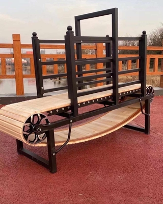 175cm*52cm*130cm/200cm*58cm*150cm Wooden Slat Treadmill for Customized Dog Training