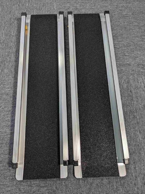 Lightweight Wheel Chair Ramp Non-Slip Aluminum Ramp for Home Loading Capacity 600lbs