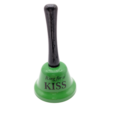 Large Loud Hand Bell for Schools Dinner Calling and Seniors Plastic Handle Iron Bell
