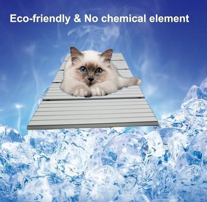 Summer Pet Cooling Bed Foldable Aluminum Plate Anti-Slip Ice Cushion for Cats and Dogs
