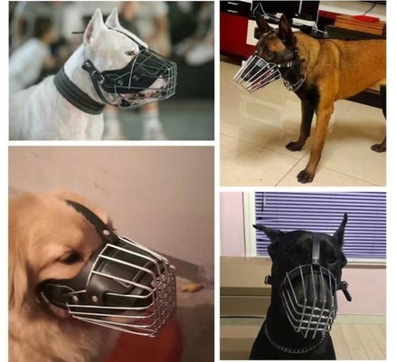 Black Dog Muzzle for Pitbull Shepherd Small Puppy Retriever Anti Bark Bite Pet Muzzle
