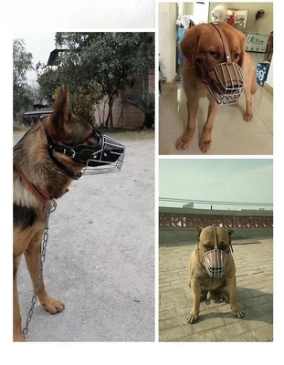 Black Dog Muzzle for Pitbull Shepherd Small Puppy Retriever Anti Bark Bite Pet Muzzle