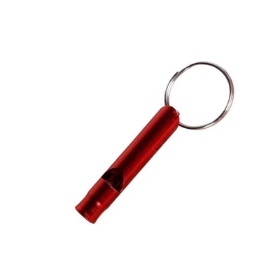 Colorful Metal Emergency Whistle Keychain for Self Defense and Survival Activities