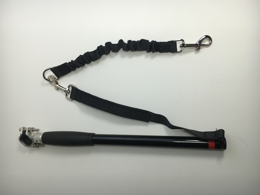 Hands-Free Dog Bike Training Lead Nylon Bicycle Leash for Jogging and Cycling 42.5*68cm