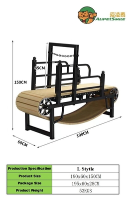 Smooth Operation Dog Treadmill for Customized Training Black Animal Treadmill