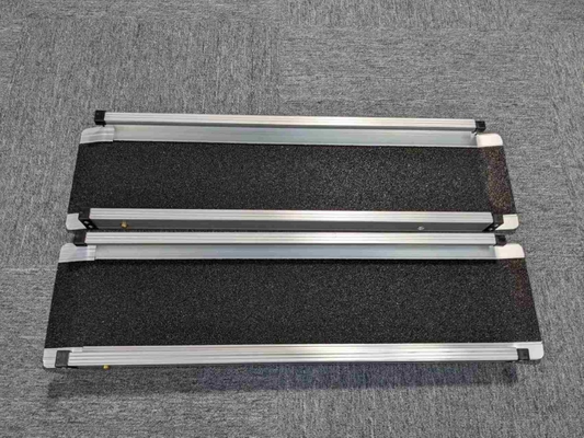 Contemporary Design Style Portable Folding Wheelchair Ramp with Aluminum Material