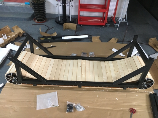 Wood and Aluminum Pit Bull Treadmill Sustainable Running Machine for Active Dogs