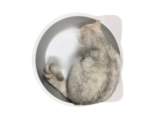 Smart Round Cat Nest for Resting and Sleeping 38x38x7.5cm Aluminium Material