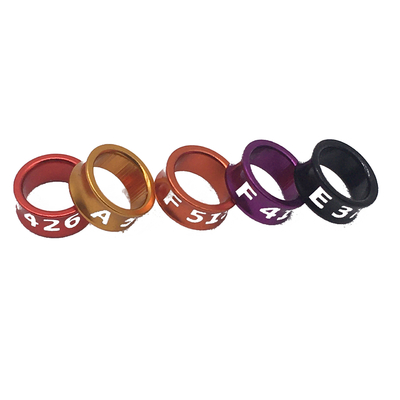 Multicolor Birds Parrot Pigeon Flying Digital Foot Ring for Recognition and Birds