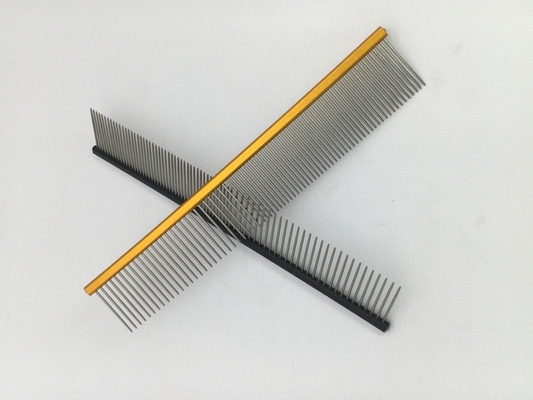 Stainless Steel Fine Needle Dog Hair Comb 19cmx3.2cm Size for Grooming Needs