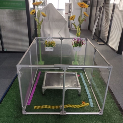6/8/10/12 Pcs DIY Transparent Foldable Yard Pet Fence Cage for Indoor or Outdoor Stocked
