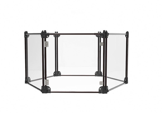Large Transparent Acrylic Detachable Safety Playpen for REPTILES Indoor Cat Dog Fence