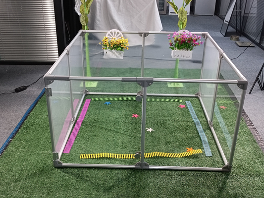 6063/6061/6005/6082/6060 Alloy Acrylic Folding Pet Fence Transparent Design for Indoor