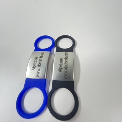 Dog Tags with Drawstring Customized Lettering and Anti Loss Metal Blank Cat Tag