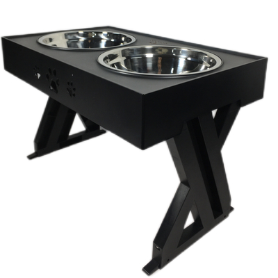 Sustainable Pet Lifting Table Adjustable Stainless Steel Dog Basin for Cats and Dogs