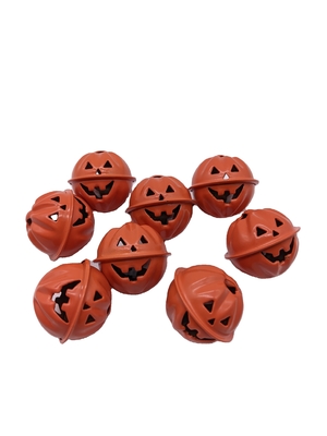 Green Electroplating Pumpkin Bells for Halloween Tree Decoration and Embellishment