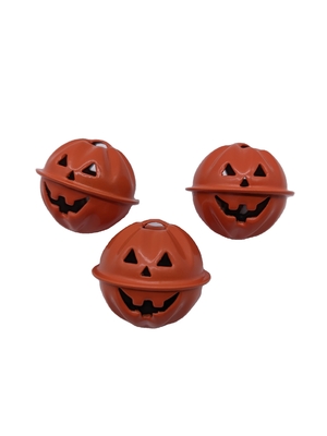 Green Electroplating Pumpkin Bells for Halloween Tree Decoration and Embellishment