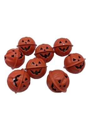 Green Electroplating Pumpkin Bells for Halloween Tree Decoration and Embellishment