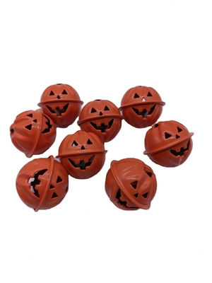 Green Electroplating Pumpkin Bells for Halloween Tree Decoration and Embellishment