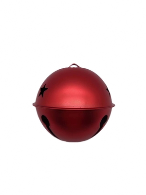 Christmas Decor Pet Pendant Hanging Colorful Iron Metal Jingle Bells Circle Ornaments