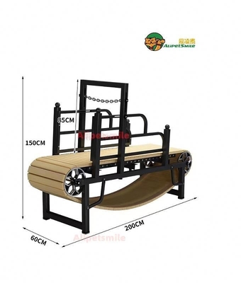 175cm*52cm*130cm/200cm*58cm*150cm Manual Treadmill for Large Dogs Agility Equipment