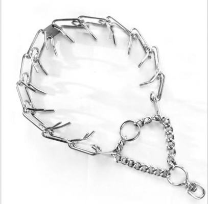 Electrophoresis Pet Training Chain Dog Collar with Anodizing and Powder Coating