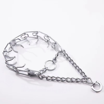 Electrophoresis Pet Training Chain Dog Collar with Anodizing and Powder Coating
