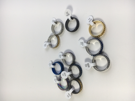 EN Standard Men's Rotating Titanium Steel Chain Ring for Easy Bottle and Beer Opening