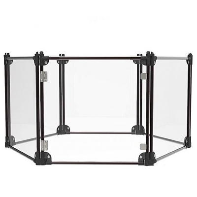 Quadrate Transparent Folding Pet Fence Easy-to-Assemble and Customized Size for Dogs