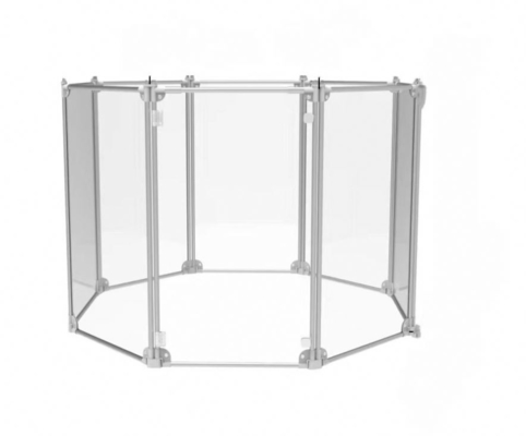 Animal Pattern Dog Fence Perfect for Camping or Courtyard 65cm High 8 Panels