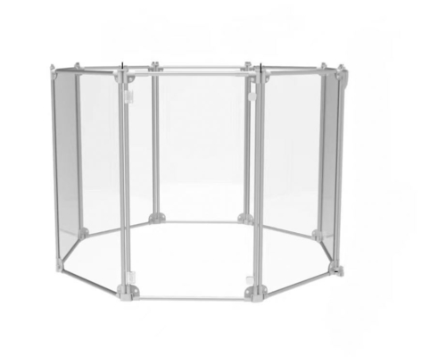 Foldable Dog Slatmill Fashionable Acrylic Panel Enclosure for Large Pet Playtime