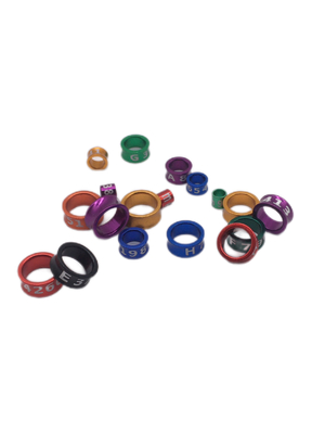 Aluminum Identification Ring for Parrot Pigeon Foot Loading Quantities 20 GP 10 Tons
