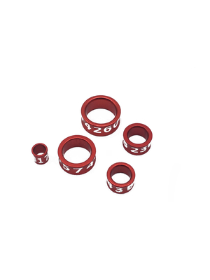 Aluminum Identification Ring for Parrot Pigeon Foot Loading Quantities 20 GP 10 Tons