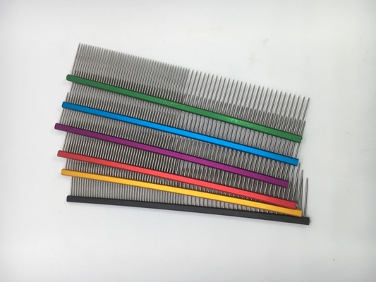 Functional Hair Grooming Pet Dog Comb with Customized Color and Durable Aluminium Alloy