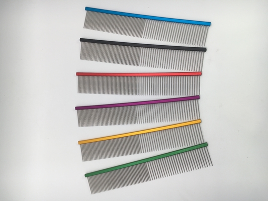 Functional Hair Grooming Pet Dog Comb with Customized Color and Durable Aluminium Alloy