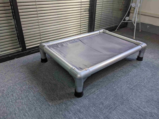 Indoor/Outdoor Large Dog Bed with Elevated Aluminum Frame Comfortable Pet Rejuvenation