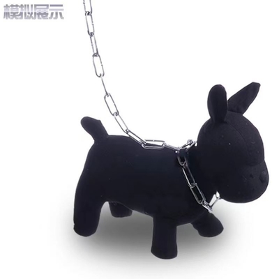 Pet Training Stainless Steel Dog Collar with Metal Pulling Rope and Bite-proof Chain