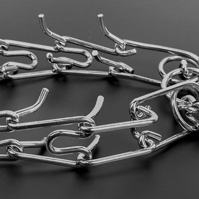 Effective Training Stainless Steel Dog Collar with Customized Size and Material