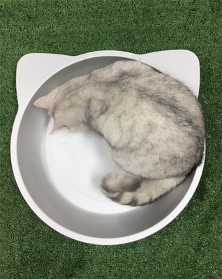 Hand Wash Round Bowl Shaped Cat Nest Aluminium Material for Your Furry Companion